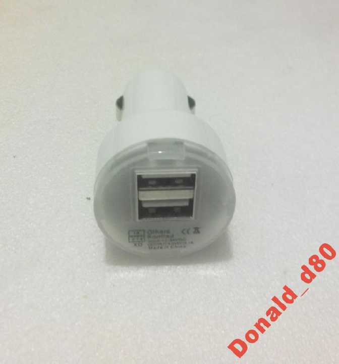 Автомобільна USB зарядка в прикурювач, 2 USB - фото фото фото 4