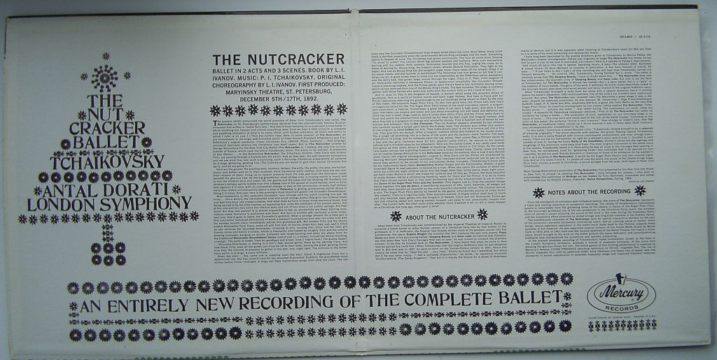 TCHAIKOVSKY- ANTAL DORATI, LONDON SYMPHONY  The Nutcracker Ballet  2LP VG++/EX - фото фото фото 1