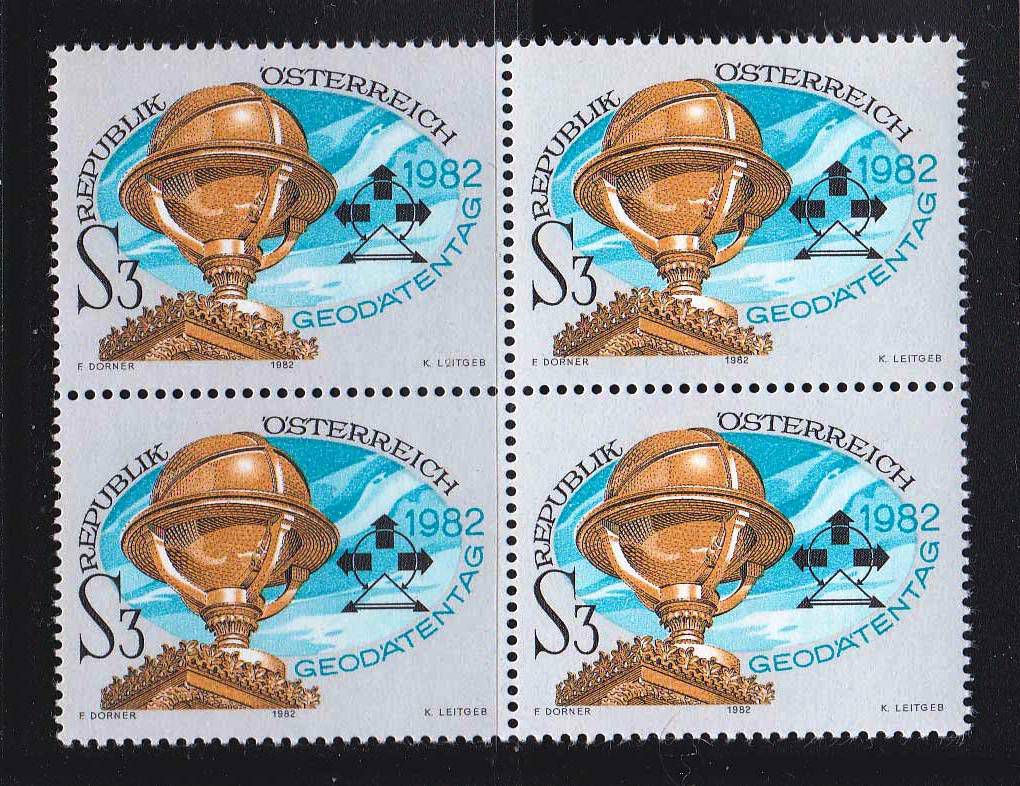 ZM Австрия  1982 г   MNH - квартблок - фото фото фото 0