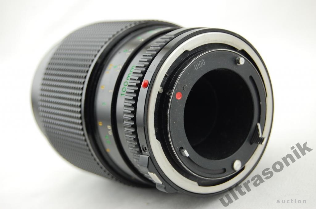 Об'єктив Canon FD макрообъектив Canon Macro 100mm f4 Ф52мм Japan Вживане - фото фото фото 1