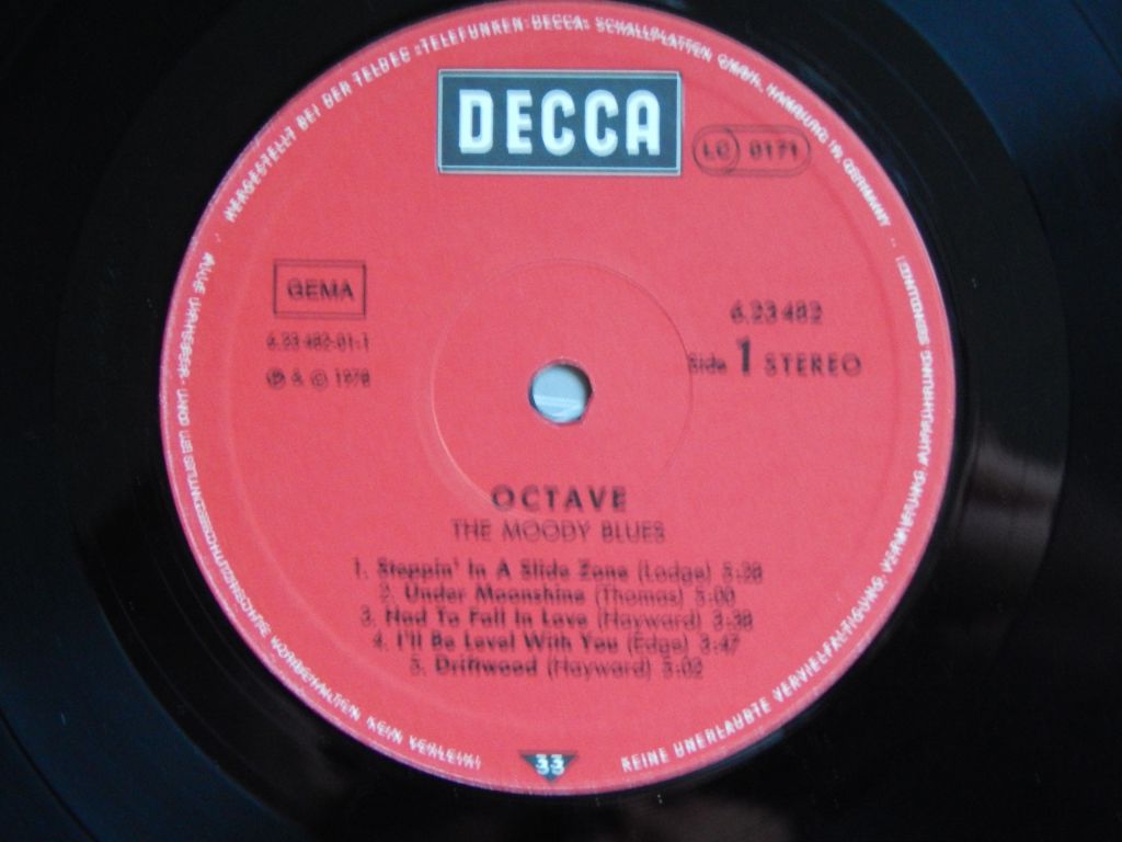 The Moody Blues ‎– Octave  (Decca ‎– 6.23 482, Germany) EX+/EX+ - фото фото фото 4