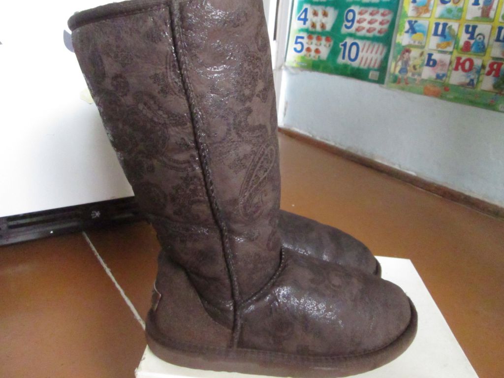 Цегейка UGGоригінал 36р-37р кожа зима високі - фото фото фото 1