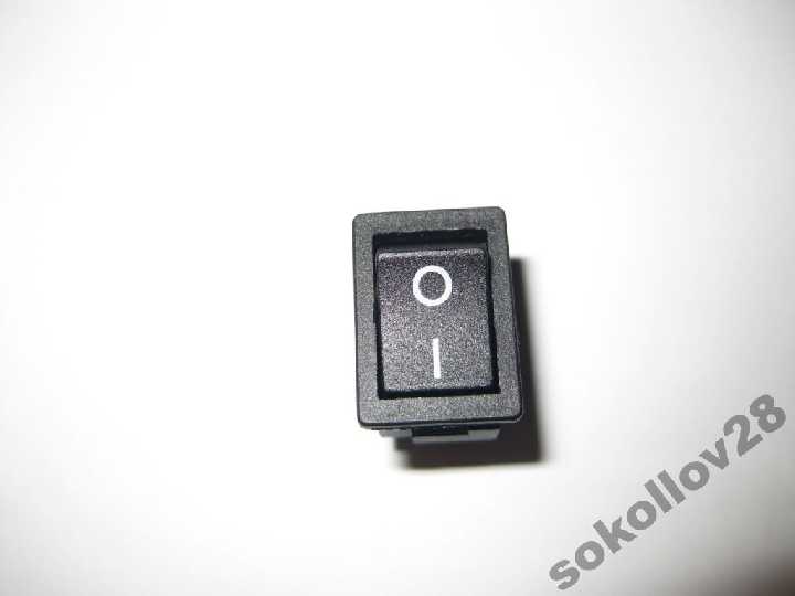 Кнопка KCD1 250V 6A OFF-ON 4pin - фото фото фото 3