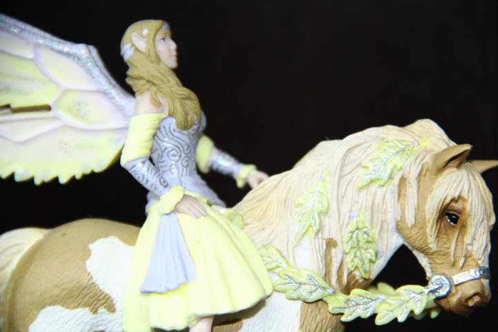 ФЕЯ на коне фэнтези SCHLEICH 90-100мм  ФРГ - фото фото фото 3