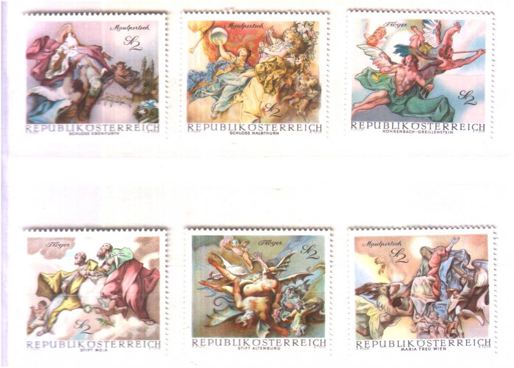 ZM Австрия 1968 г MNH - искусство - фото фото фото 0