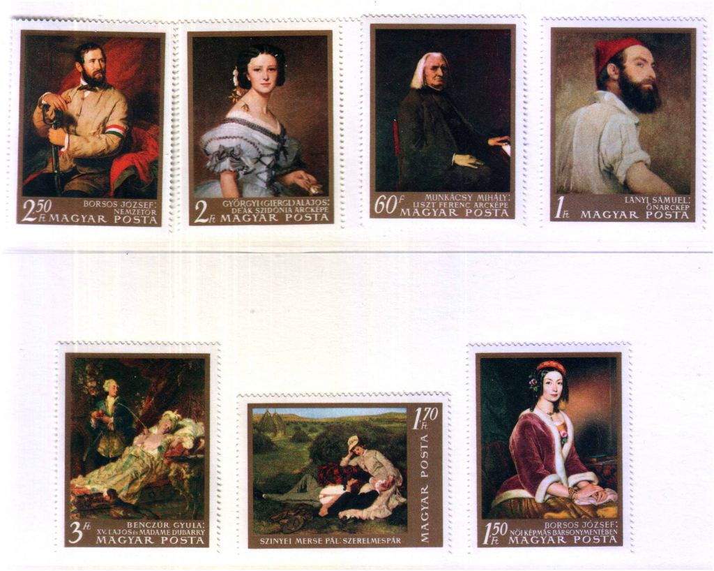 ZM  Венгрия  1967 г  MNH -  искусство - - фото фото фото 0