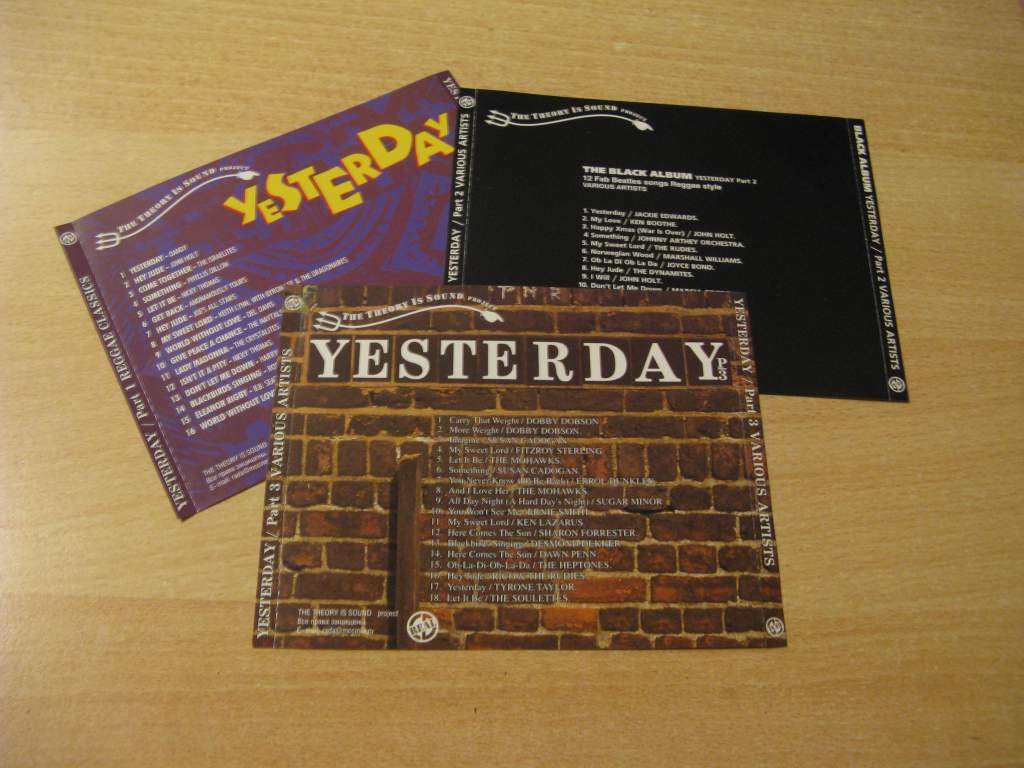 CD Beatles Tribute. Yesterday. 50 Fab Beatles Songs Reggae Style. 3 CD. - фото фото фото 2
