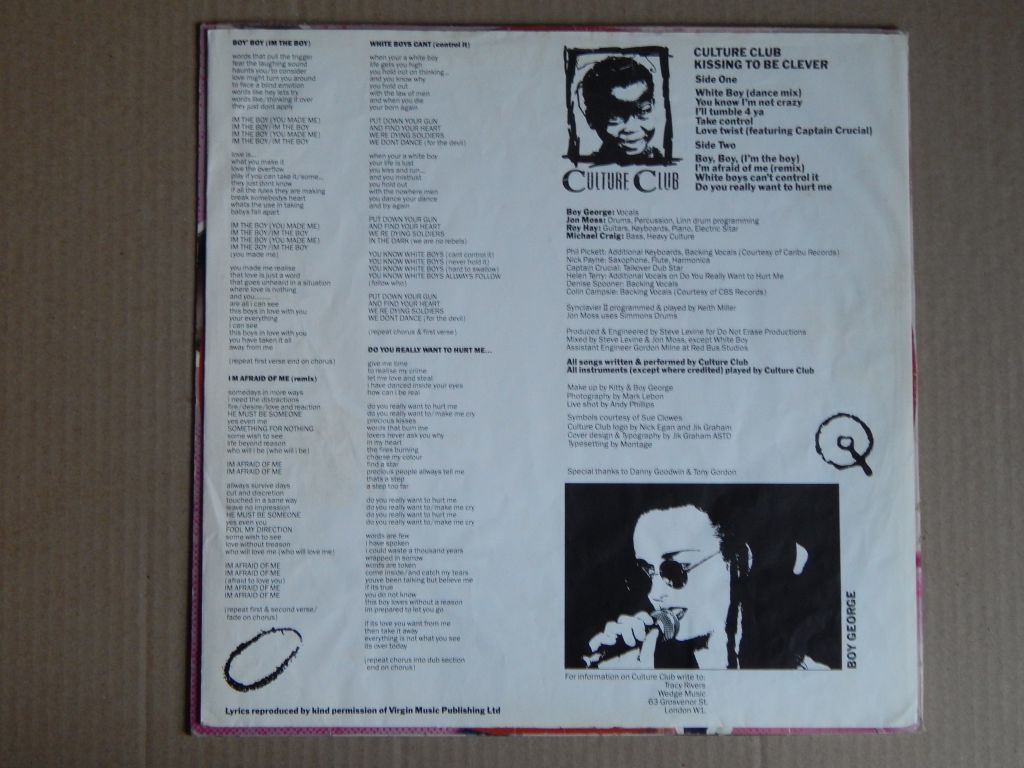 Boy George ‎– Sold  (Virgin ‎– 208 407, Germany) NM-/EX+ - фото фото фото 2