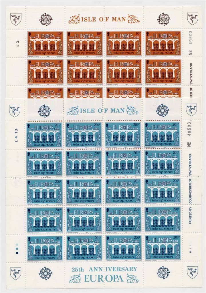 ZM  GB Man / Мэн 1984 г MNH - 2а м/л - фото фото фото 0