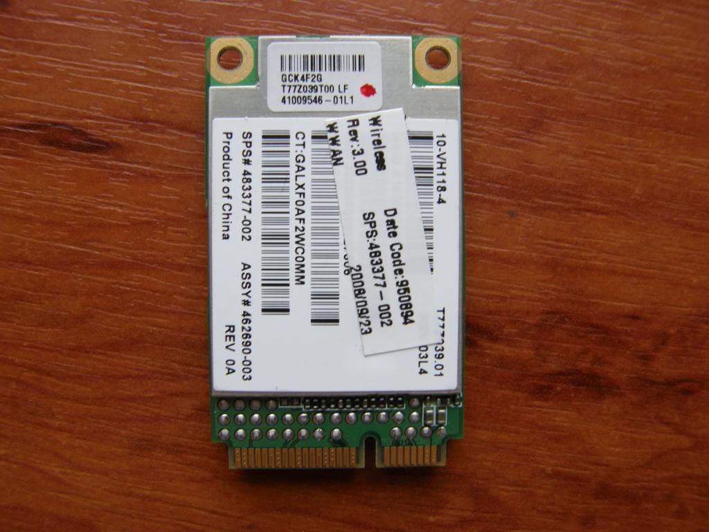 0255Н - Адаптер Wi-Fi  (Qualcomm J9CUNDP-1H) для ноутбука HP Compaq 6735b - фото фото фото 1