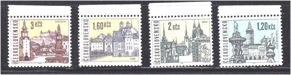 Чехословакия 1965 г MNH   архитектура - фото фото фото 0