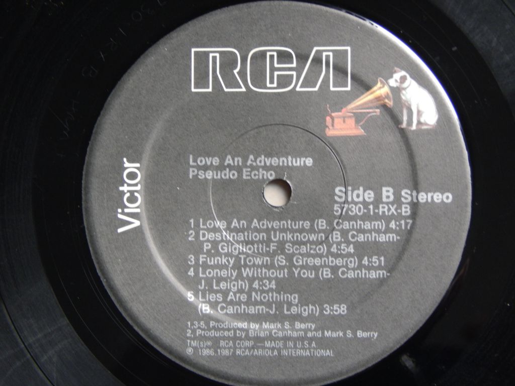 Pseudo Echo ‎– Love An Adventure  (RCA Victor ‎– 5730-1-RX, US) insert NM/NM- - фото фото фото 4