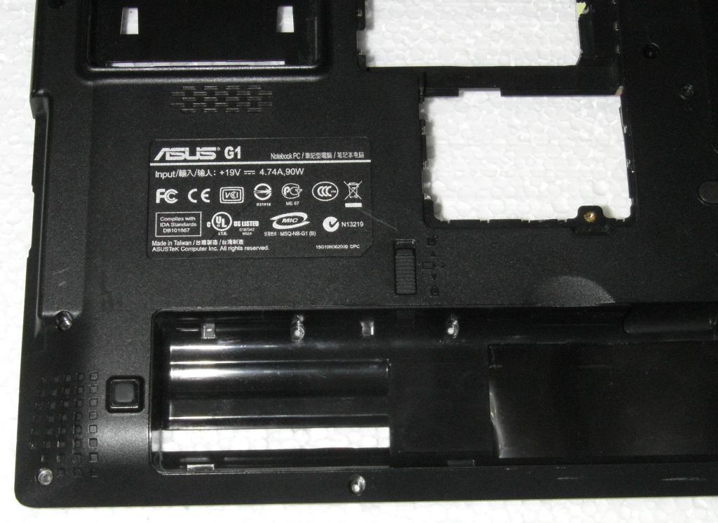 Низ корпуса ноутбука ASUS G1 13GNKW5AP040-3 - фото фото фото 2