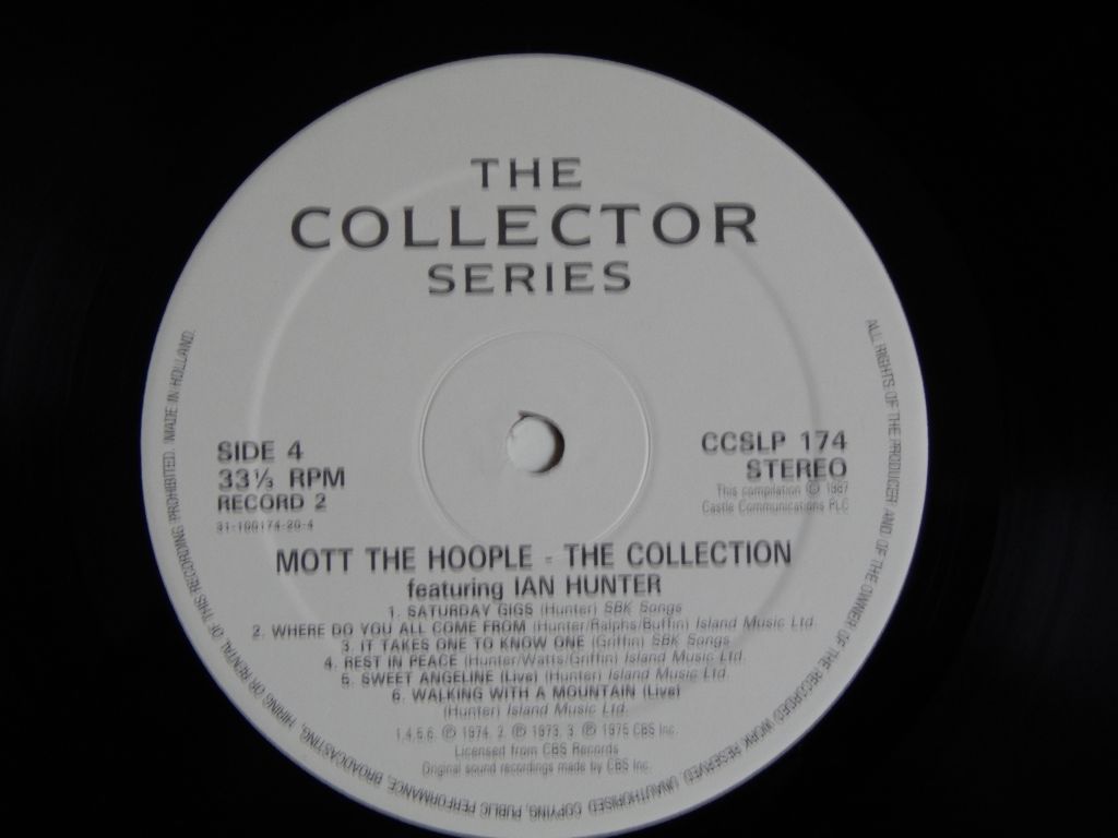 Mott The Hoople Featuring Ian Hunter ‎– The Collection EX+/NM-/NM- - фото фото фото 6