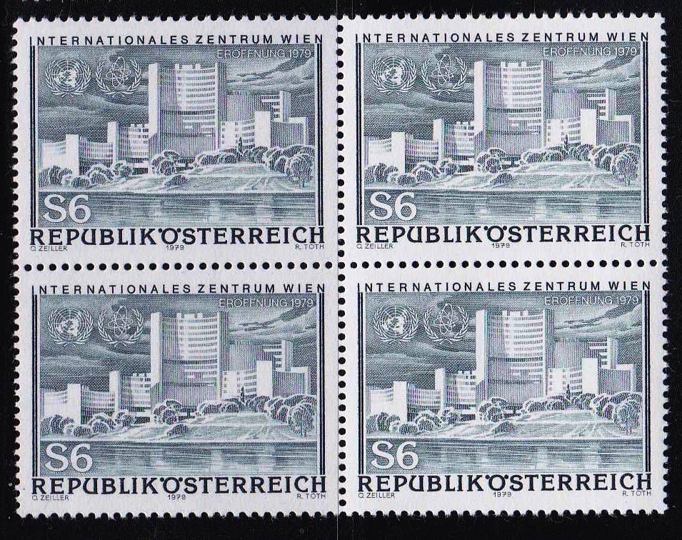 ZM Австрия  1979 г   MNH - квартблок - фото фото фото 0