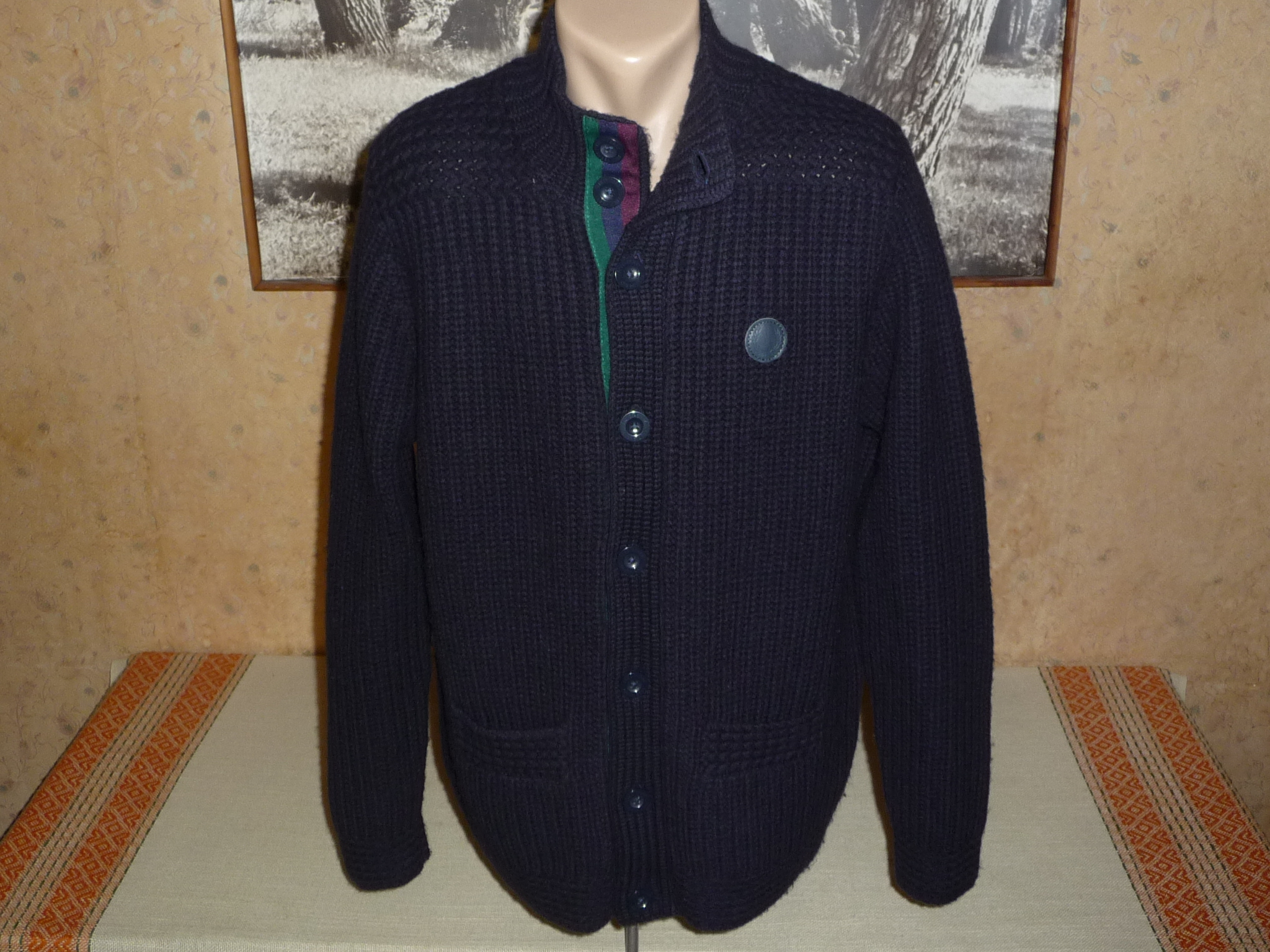 КОФТА FRED PERRY.р-L-XL ОРИГИНАЛ-100%шерсть! - фото фото фото 2