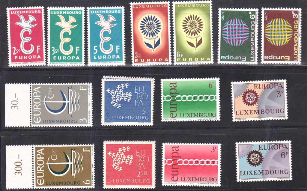 ZM  Люксембург  MNH - подборка 2 скана - фото фото фото 0