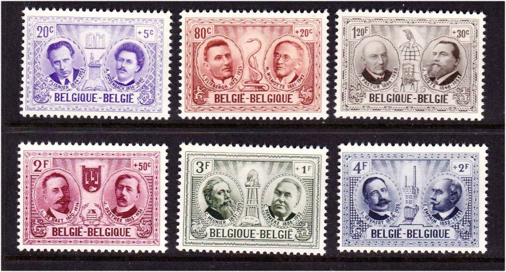 Бельгия  1957 г  MNH   личности - фото фото фото 0