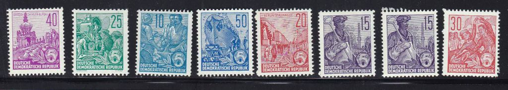 ZM ГДР 1953 г  MNH - стандарт - разновидность - фото фото фото 0