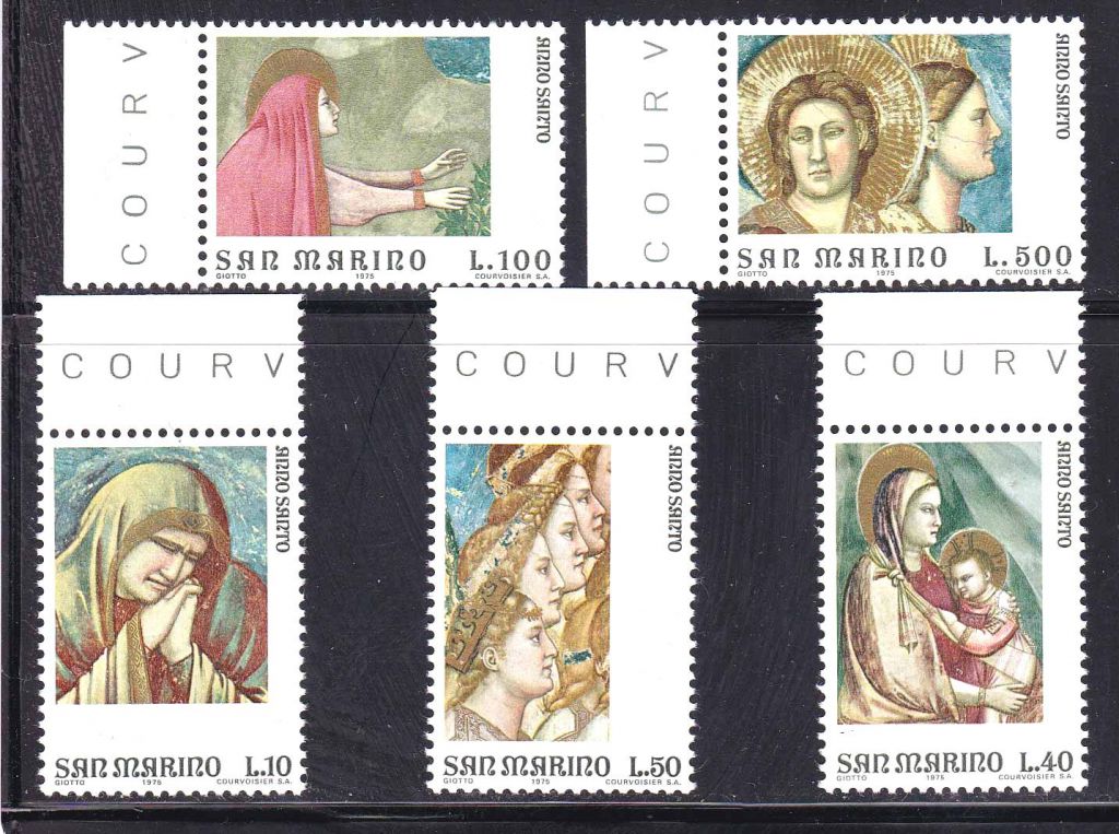 ZM Сан Марино 1975 г MNH - искусство - фото фото фото 0