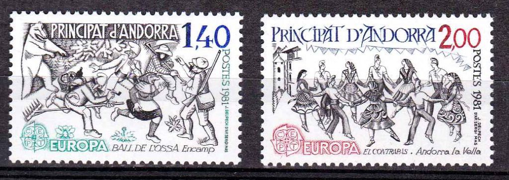 Андорра  1981 г  MNH - фото фото фото 0