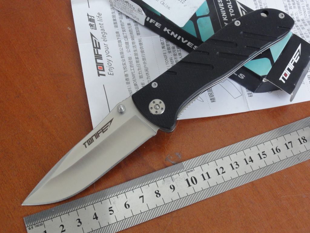 Tonife CKT6012 Liner Lock, G10, 8Cr14Mov - фото фото фото 1