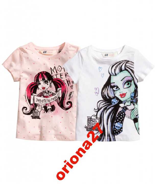 Футболка Мonster High  H&amp;amp;M на 2 года - фото фото фото 0