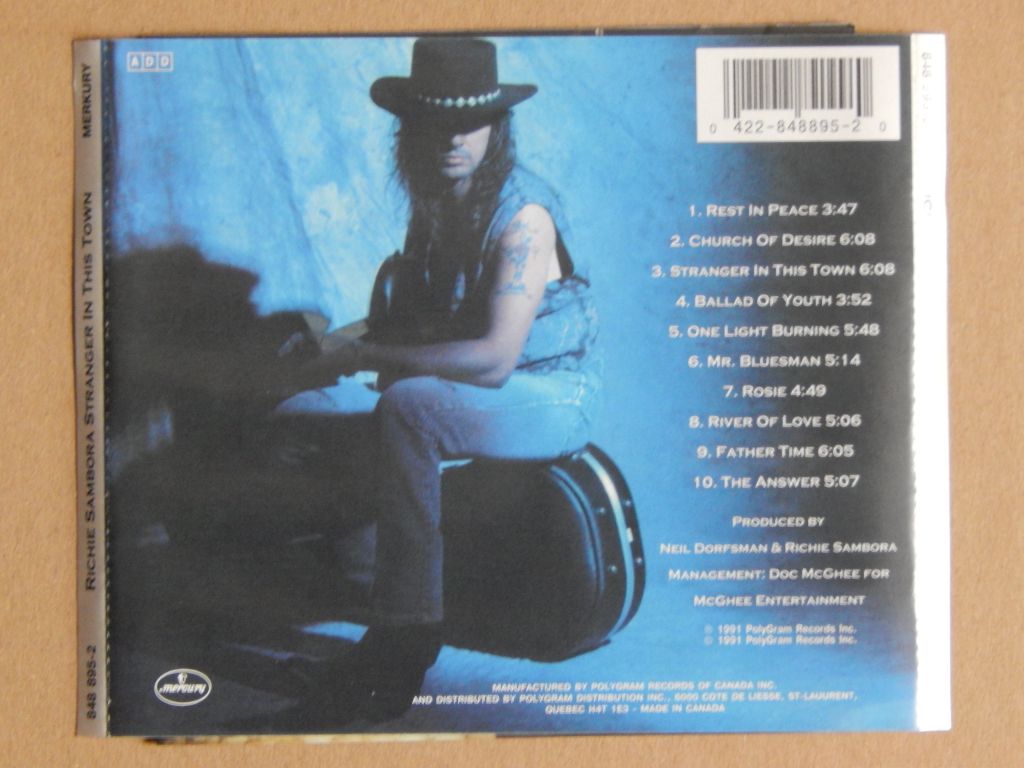 Richie Sambora ‎– Stranger In This Town - фото фото фото 1