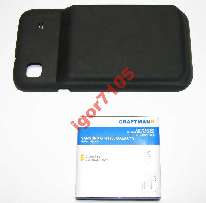 Аккумулятор Craftmann для Samsung GT-i9000 Galaxy - фото фото фото 0