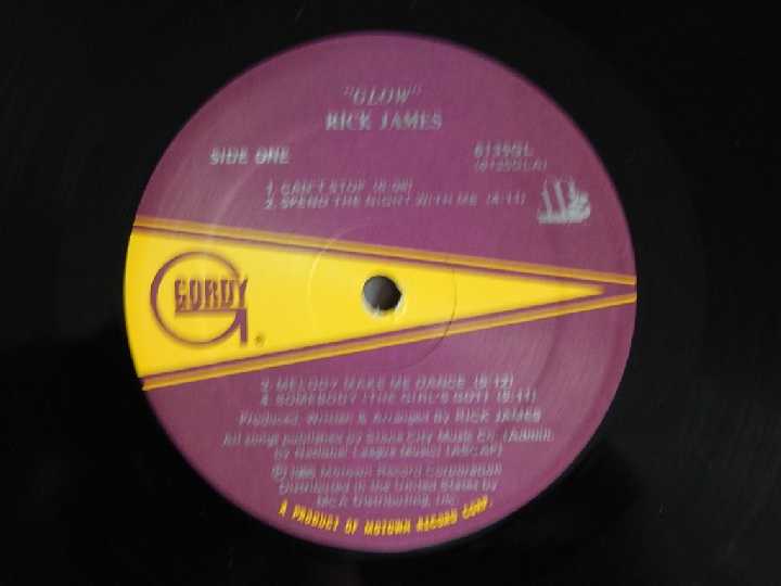 Rick James-Glow 1985 (USA) EX+/EX+ - фото фото фото 3