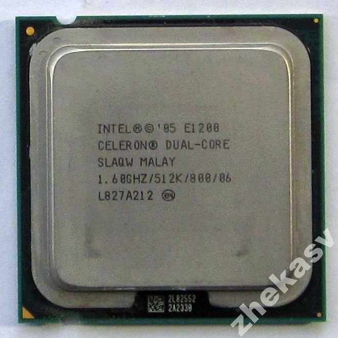 Intel Celeron Dual-Core E1200 1.6GHz Socket 775 - фото фото фото 0
