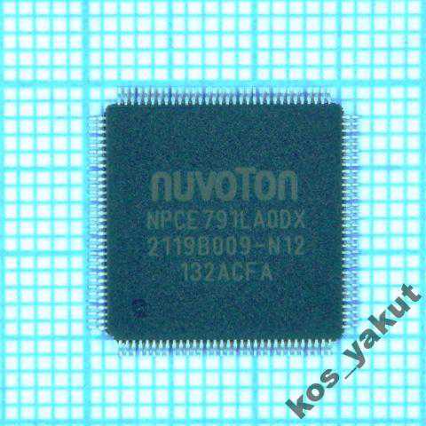 Микросхема, Nuvoton NPCE791LA0DX, TQFP - фото фото фото 0