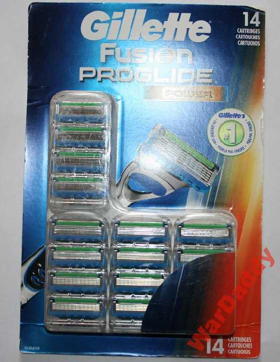 Gillette fusion proglide power 4 шт. без уп. США - фото фото фото 3