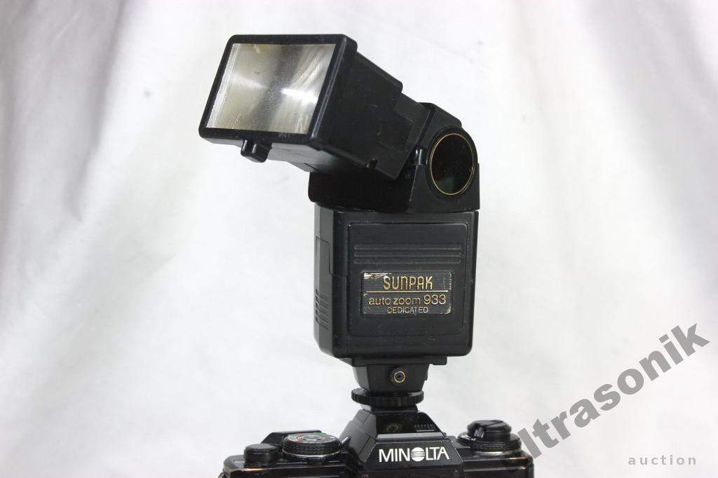 Фотовспышка Sunpak 933D Auto Zoom Japan Вживане - фото фото фото 2
