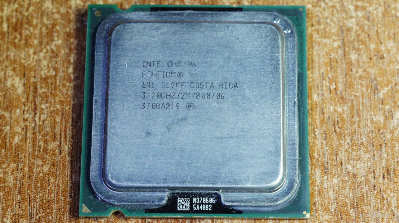 2x ядерный s775 Pentium 4 641 HT SL94X 3.20GHz/2M/800 LGA775 Вживате - фото фото фото 1