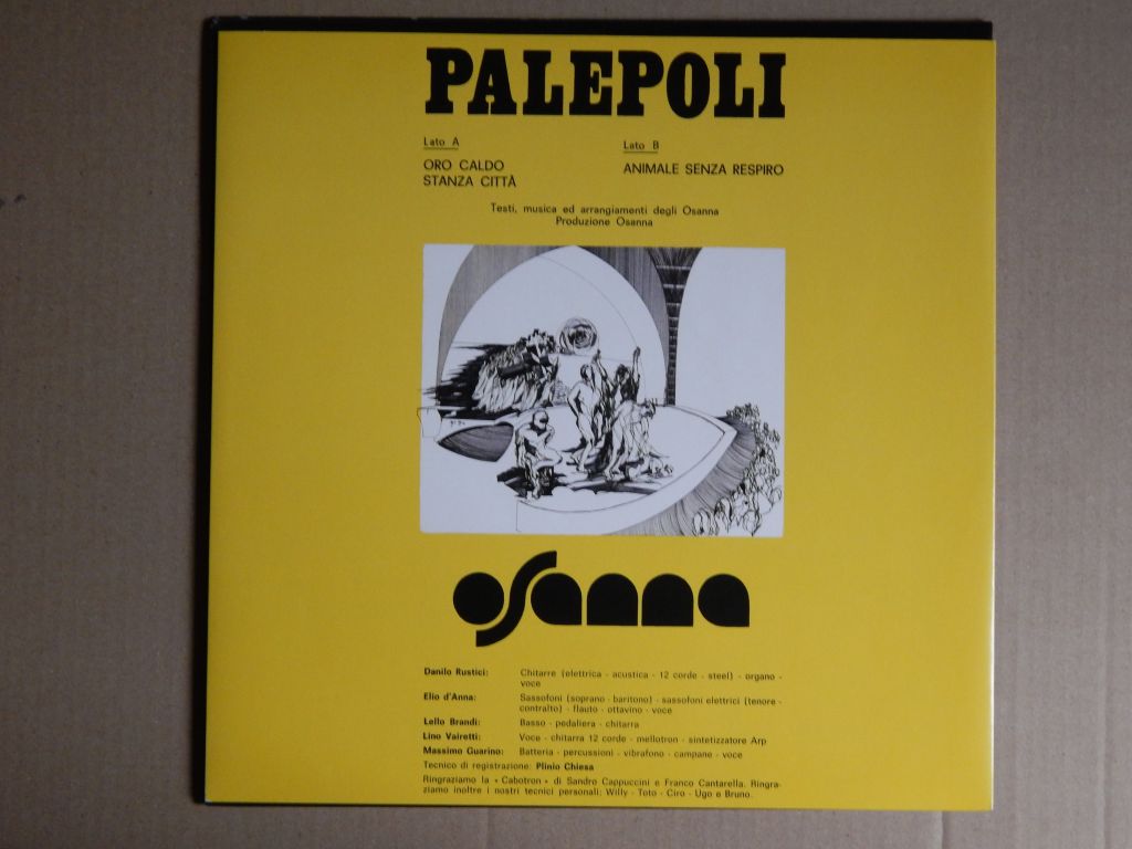 Osanna ‎– Palepoli  (Vinyl Magic ‎– VMLP 127, Italy) M/M - фото фото фото 3