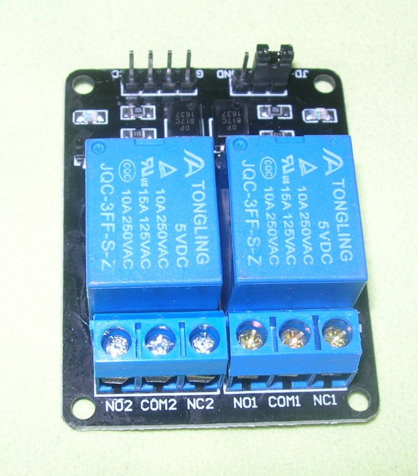 Модуль на два реле 5В для Arduino - фото фото фото 2
