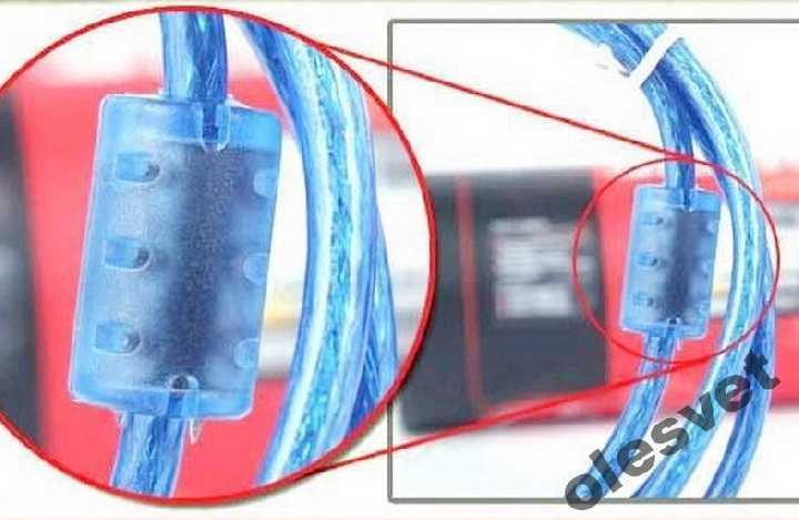 Кабель USB - AM/BM 1,5м с фильтром для принтера... - фото фото фото 2