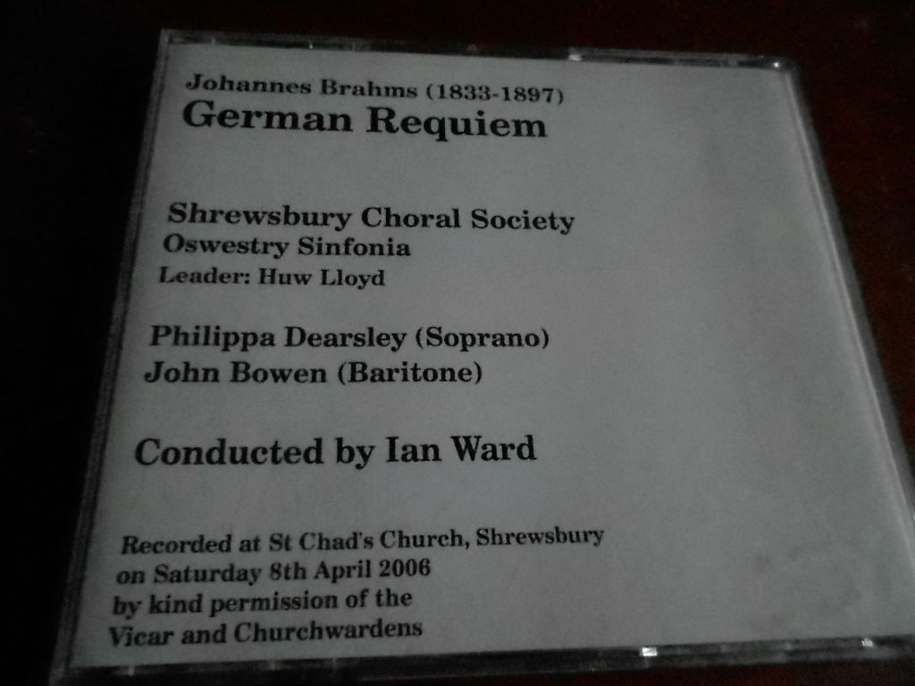 Brahms German Requiem CD фирменный б/у - фото фото фото 1