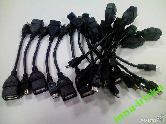 Переходник Micro USB к USB OTG кабель для планшета - фото фото фото 1
