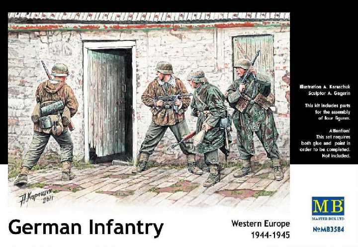 Master Box 3584 German infantry, 1944-45 - фото фото фото 0