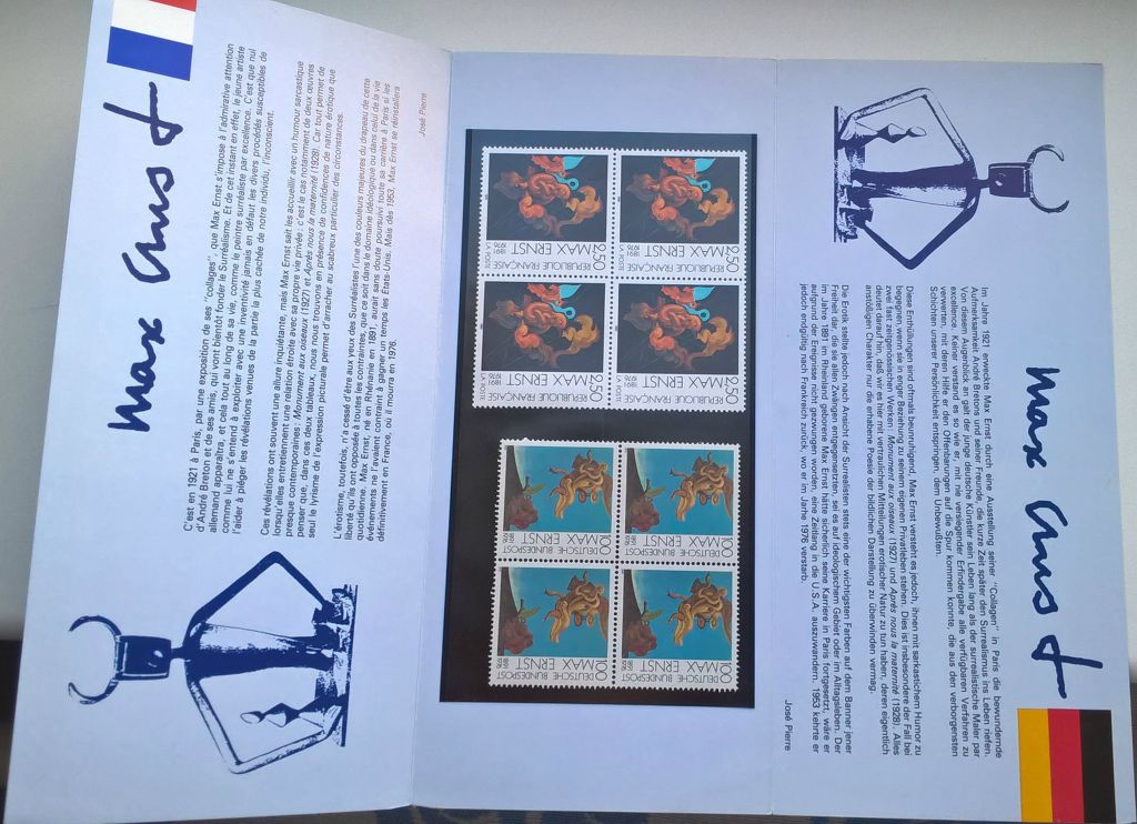 Франция Искусство 1991 буклет 2 квблока - фото фото фото 1