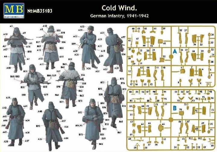 Master Box 35103 German infantry, winter - фото фото фото 1