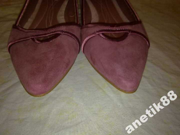 Туфли = CLARKS = 100% нат. замша ИДЕАЛ! 37р. - фото фото фото 5