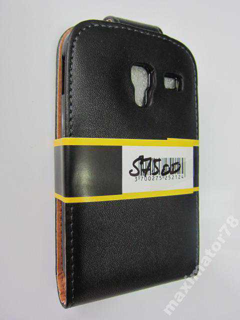 ЧЕХОЛ-КНИЖКА CASE Samsung Ace + S7500 ЧЕРНЫЙ МАТ - фото фото фото 1