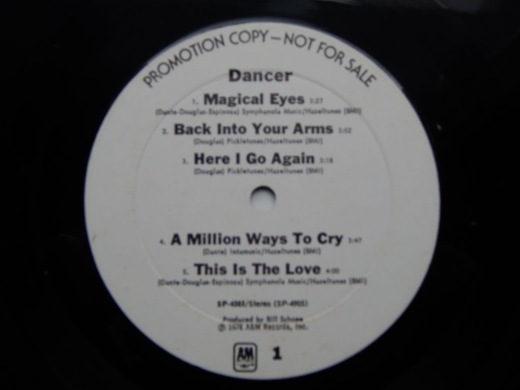 Dancer ‎– Dancer   (A&amp;M Records ‎– SP-4585, Promo, US) EX/EX - фото фото фото 2