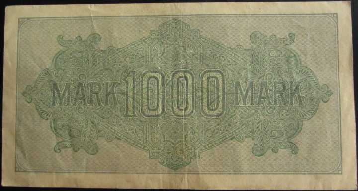 1000 марок 1922 состояние aXF/XF без резерва! - фото фото фото 2