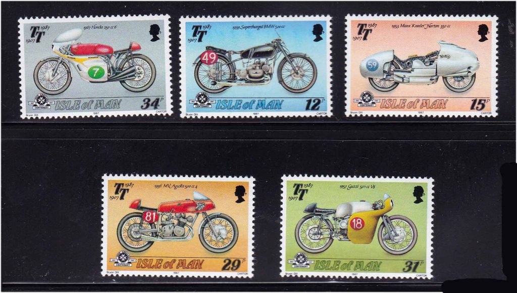 Транспорт Техника. UK Man / Мэн 1987 г MNH - - фото фото фото 0