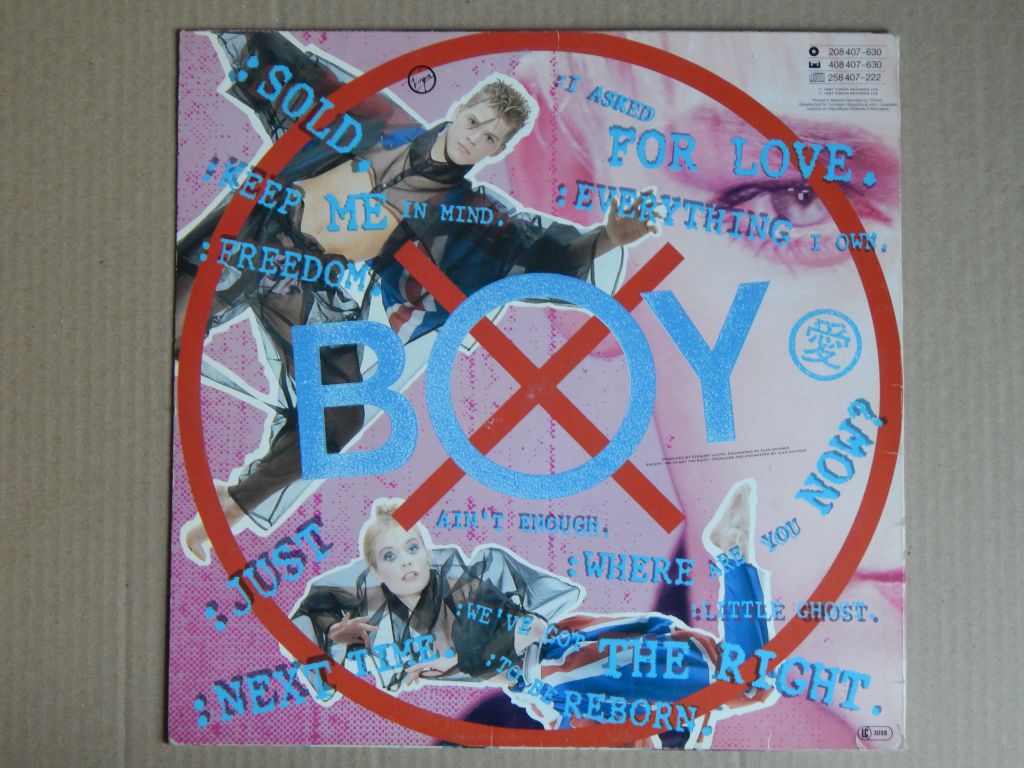 Boy George ‎– Sold  (Virgin ‎– 208 407, Germany) NM-/EX+ - фото фото фото 1