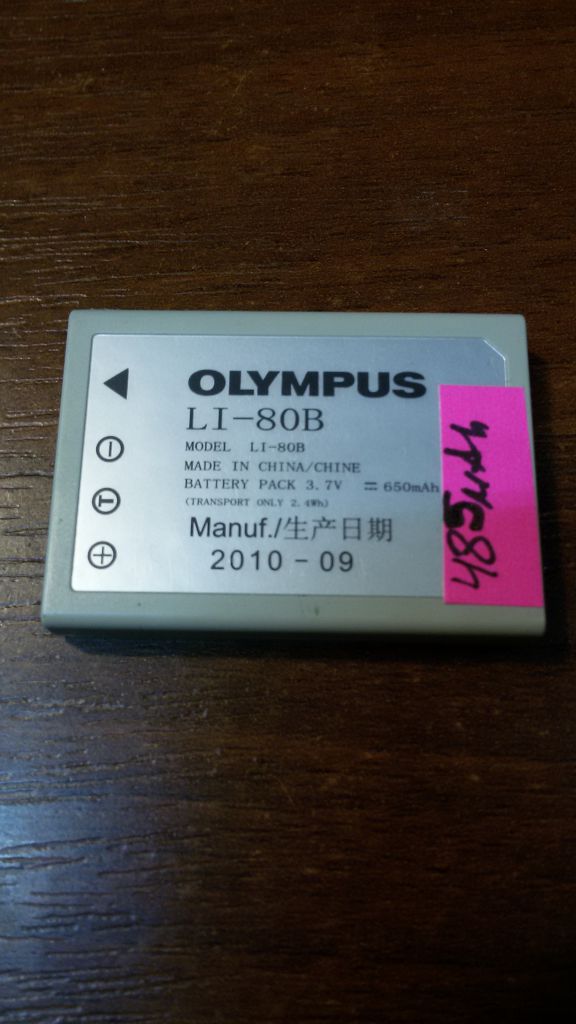 ОРИГИНАЛ ПРОТЕСТИРОВАНО! Аккумулятор батарея  Olympus Li-80B 485 mAh - фото фото фото 0